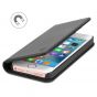 SHIELDON iPhone 5S Flip Case - Genuine Leather Wallet Cover, Compatible with iPhone 5 5S SE