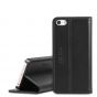 SHIELDON iPhone 5S Flip Case - Genuine Leather Wallet Cover, Compatible with iPhone 5 5S SE