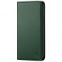 SHIELDON iPhone XR Wallet Case - iPhone XR Leather Case - Midnight Green