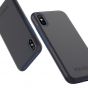 SHIELDON iPhone X / iPhone XS Case - Dark blue grey Case for Apple iPhone X / iPhone 10 - Plateau Series