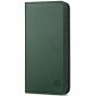 SHIELDON SAMSUNG Galaxy S23FE Wallet Case, SAMSUNG S23FE Leather Cover Flip Folio Book Case - Midnight Green