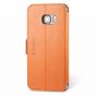 SHIELDON Galaxy S7 Edge Wallet Case - Genuine Leather Case