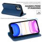 SHIELDON iPhone 12 Wallet Case - iPhone 12 Pro 6.1-inch Folio Leather Case - Royal Blue