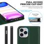 SHIELDON iPhone 12 Pro Max Wallet Case - iPhone 12 Pro Max 6.7-inch Folio Leather Case Cover - Midnight Green