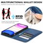 SHIELDON iPhone 12 Pro Max Wallet Case - iPhone 12 Pro Max 6.7-inch Folio Leather Case Cover - Royal Blue