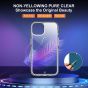 SHIELDON iPhone 13 Clear Case Anti-Yellowing, Transparent Thin Slim Anti-Scratch Shockproof PC+TPU Case with Tempered Glass Screen Protector for iPhone 13 - Crystal Clear