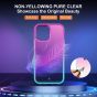 SHIELDON iPhone 13 Pro Max Clear Case Anti-Yellowing, Transparent Thin Slim Anti-Scratch Shockproof PC+TPU Case with Tempered Glass Screen Protector for iPhone 13 Pro Max 5G - VioletBlue