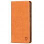 SHIELDON SAMSUNG GALAXY S20FE Folio Case Wallet Case, SAMSUNG GALAXY S20FE Genuine Leather Wallet Case - Brown
