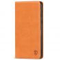 SHIELDON SAMSUNG GALAXY S20FE Folio Case Wallet Case, SAMSUNG GALAXY S20FE Genuine Leather Wallet Case - Brown
