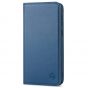 SHIELDON SAMSUNG S21 Wallet Case - SAMSUNG GALAXY S21 6.2-inch Folio Leather Case - Royal Blue