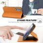 SHIELDON SAMSUNG S21 Plus Wallet Case - SAMSUNG Galaxy S21 Plus 6.7-inch Folio Leather Case - Brown