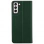 SHIELDON SAMSUNG S21 Plus Wallet Case - SAMSUNG Galaxy S21 Plus 6.7-inch Folio Leather Case - Midnight Green