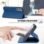 SHIELDON SAMSUNG S21 Plus Wallet Case - SAMSUNG Galaxy S21 Plus 6.7-inch Folio Leather Case - Royal Blue