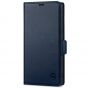 SHIELDON SAMSUNG Galaxy S23 Ultra Wallet Case, SAMSUNG S23 Ultra Leather Cover Flip Folio Book Case - Navy Blue