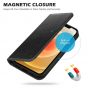 SHIELDON iPhone 13 Wallet Case, iPhone 13 Genuine Leather Cover with RFID Blocking, Book Folio Flip Kickstand Magnetic Closure - Black - Retro