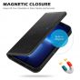 SHIELDON iPhone 14 Pro Wallet Case, iPhone 14 Pro Genuine Leather Cover Folio Case with Magnetic Closure - Black - Retro