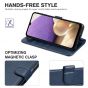 TUCCH SAMSUNG GALAXY A32 Wallet Case, SAMSUNG M32 Leather Case Folio Cover - Dark Blue