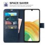 TUCCH SAMSUNG GALAXY A33 Wallet Case, SAMSUNG A33 Leather Case Folio Cover - Dark Blue