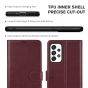TUCCH SAMSUNG GALAXY A33 Wallet Case, SAMSUNG A33 Leather Case Folio Cover - Wine Red