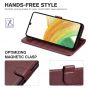 TUCCH SAMSUNG GALAXY A33 Wallet Case, SAMSUNG A33 Leather Case Folio Cover - Wine Red