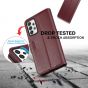 TUCCH SAMSUNG GALAXY A33 Wallet Case, SAMSUNG A33 Leather Case Folio Cover - Wine Red