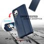 TUCCH SAMSUNG GALAXY A42 Wallet Case, SAMSUNG A42 Leather Case Folio Cover - Dark Blue