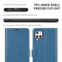 TUCCH SAMSUNG GALAXY A42 Wallet Case, SAMSUNG A42 Leather Case Folio Cover - Lake Blue