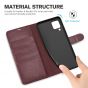 TUCCH SAMSUNG GALAXY A42 Wallet Case, SAMSUNG A42 Leather Case Folio Cover - Wine Red