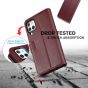 TUCCH SAMSUNG GALAXY A42 Wallet Case, SAMSUNG A42 Leather Case Folio Cover - Wine Red