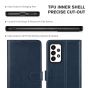 TUCCH SAMSUNG GALAXY A53 Wallet Case, SAMSUNG A53 Leather Case Folio Cover - Dark Blue