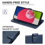 TUCCH SAMSUNG GALAXY A53 Wallet Case, SAMSUNG A53 Leather Case Folio Cover - Dark Blue