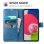 TUCCH SAMSUNG GALAXY A53 Wallet Case, SAMSUNG A53 Leather Case Folio Cover - Light Blue