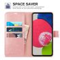 TUCCH SAMSUNG GALAXY A53 Wallet Case, SAMSUNG A53 Leather Case Folio Cover - Rose Gold