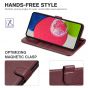 TUCCH SAMSUNG GALAXY A53 Wallet Case, SAMSUNG A53 Leather Case Folio Cover - Wine Red