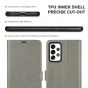 TUCCH SAMSUNG GALAXY A72 Wallet Case, SAMSUNG A72 Flip Case 6.7-inch - Grey