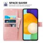 TUCCH SAMSUNG GALAXY A52 Wallet Case, SAMSUNG A52 Flip Case 6.5-inch - Rose Gold