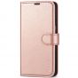 TUCCH SAMSUNG GALAXY A52 Wallet Case, SAMSUNG A52 Flip Case 6.5-inch - Shiny Rose Gold