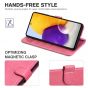 TUCCH SAMSUNG GALAXY A72 Wallet Case, SAMSUNG A72 Flip Case 6.7-inch - Hot Pink