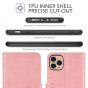 TUCCH iPhone 11 Pro Wallet Case with Strap, iPhone 11 Pro Stand Case with Card Holder - Rose Gold