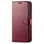 TUCCH iPhone 11 Wallet Case with Strap, iPhone 11 Stand Case with Card Holder - Wine Red