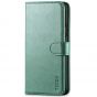 TUCCH iPhone 11 Pro Max Wallet Case for Men, iPhone 11 Pro Max Leather Cover with Magnetic Clasp - Myrtle Green