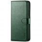 TUCCH iPhone 11 Pro Max Wallet Case for Men, iPhone 11 Pro Max Leather Cover with Magnetic Clasp - Midnight Green