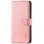 TUCCH iPhone 11 Pro Max Wallet Case for Men, iPhone 11 Pro Max Leather Cover with Magnetic Clasp - Rose Gold