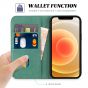 TUCCH iPhone 12 Mini Wallet Case, iPhone 12 Mini Flip Cover, Magnetic Closure Phone Case for Mini iPhone 12 5G 5.4-inch Myrtle Green