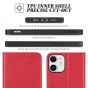 TUCCH iPhone 12 Mini Wallet Case, iPhone 12 Mini Flip Cover, Magnetic Closure Phone Case for Mini iPhone 12 5G 5.4-inch Red