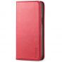 TUCCH iPhone 12 Mini Wallet Case, iPhone 12 Mini Flip Cover, Magnetic Closure Phone Case for Mini iPhone 12 5G 5.4-inch Red