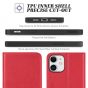 TUCCH iPhone 12 Wallet Case, iPhone 12 Pro Wallet Case, Flip Cover with Stand, Credit Card Slots, Magnetic Closure for iPhone 12 / Pro 6.1-inch 5G Red