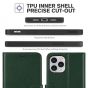TUCCH iPhone 12 Pro Max Wallet Case, iPhone 12 Pro Max 6.7-inch Flip Case - Midnight Green