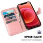 TUCCH iPhone 12 Pro Max Wallet Case, iPhone 12 Pro Max 6.7-inch Flip Case - Rose Gold