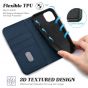 TUCCH iPhone 12 Pro Max Wallet Case, iPhone 12 Pro Max PU Leather Case, Flip Cover with Stand, Credit Card Slots, Magnetic Closure for iPhone 12 Pro Max 6.7-inch 5G Blue